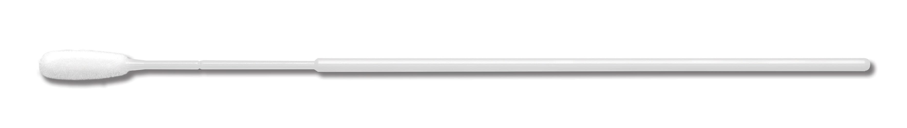 Puritan HydraFlock Flocked Swab, Polystyrene Handle, Polyester Tip, 6" Sterile, Elongated 30mm Breakpoint, 500/Case - Swab HydraFlock Flocked - Image 1