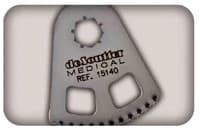 Desoutter Medical Cast Saw Blade, Stainless Steel, for CC5/CC6/CC4/CSB Models, 5/Package - Blade Cast Saw Stainless Steel - Image 1