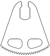 Desoutter Medical Cast Saw Blade, Pediatric 25mm, for CSP Model 5 - Blade Cast Saw Pediatric 25mm - Image 1