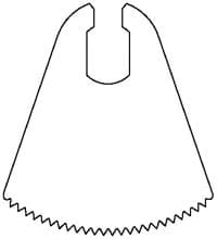 Desoutter Medical Cast Saw Blade, Pediatric, for CSP Model 5, 1/Pk - Blade Cast Saw Pediatric - Image 1