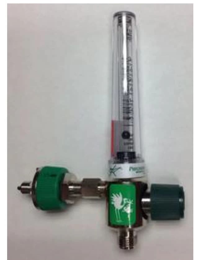 Precision Medical Oxygen Flowmeter, Ohmeda Fitting, Each - Flowmeter OhmedaFitng f/Oxygen - Image 1
