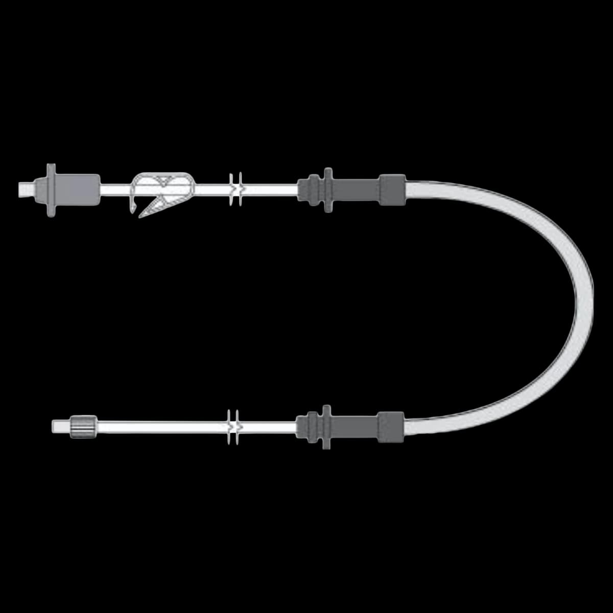 Baxter Repeater Pump Tubing Set, Male Luer Lock, Sterile, 10/Case - Repeater Pump Tubing Set - Image 1