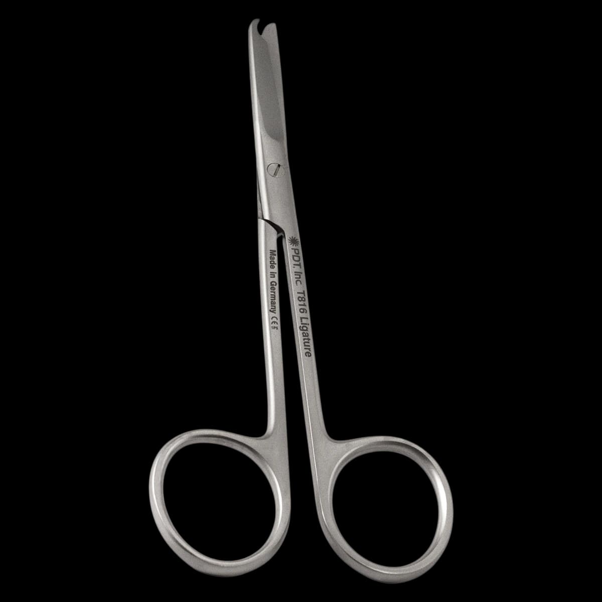 PDT Ligature Scissors, 13 cm, Stainless Steel, Each - Scissors - Ligature 13 - Image 1