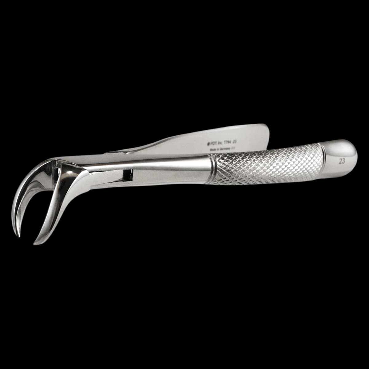 PDT Extracting Forceps #23, Cowhorn, Lower Molars, Stainless Steel, 1/Pkg, T794 - Extracting Forceps – 23, Lower Molars, 1/Pkg - Extracting Forceps – 23, Lower Molars, 1/Pkg - Image 1