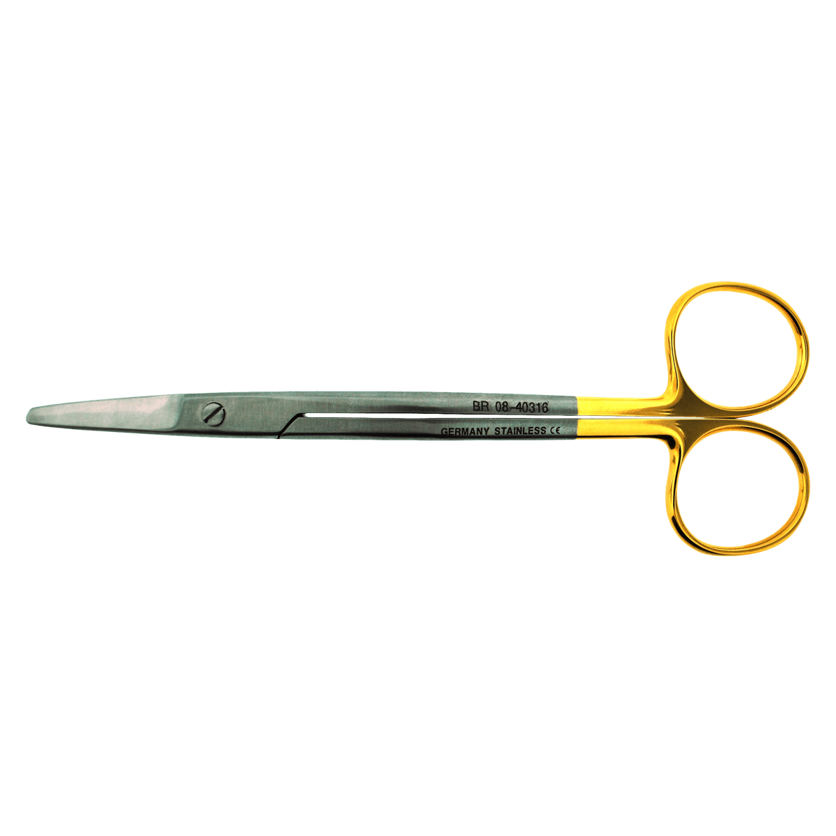 Fomon Nasal Scissors, Angled Shank, 6" Tungsten Carbide, Non-Sterile, Reusable, Each - Scissor Nasal Fomon - Image 1