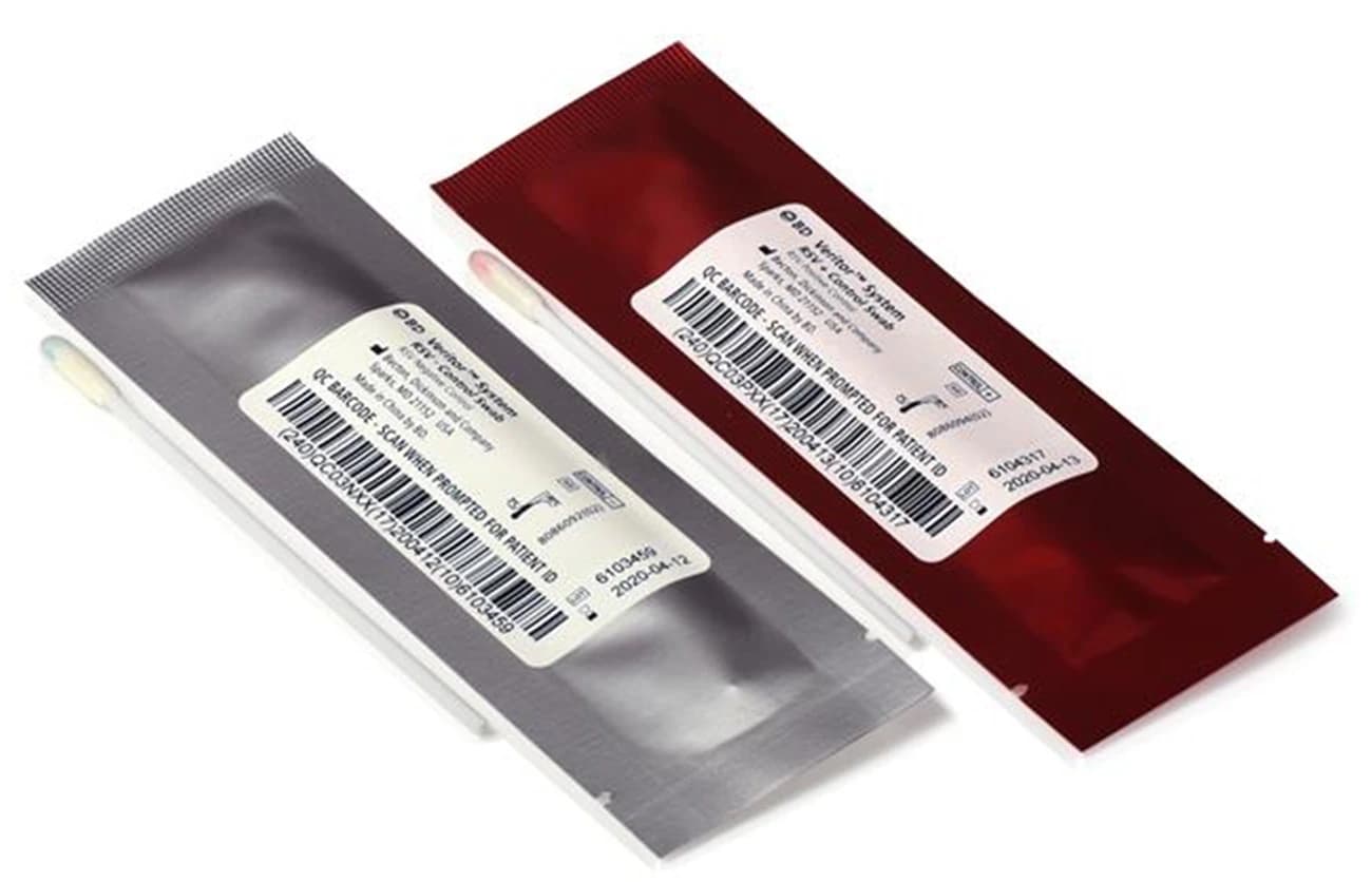 BD Veritor RSV Positive/Negative Control Swab Set (Each) - Veritor RSV Control Swabs - Image 1