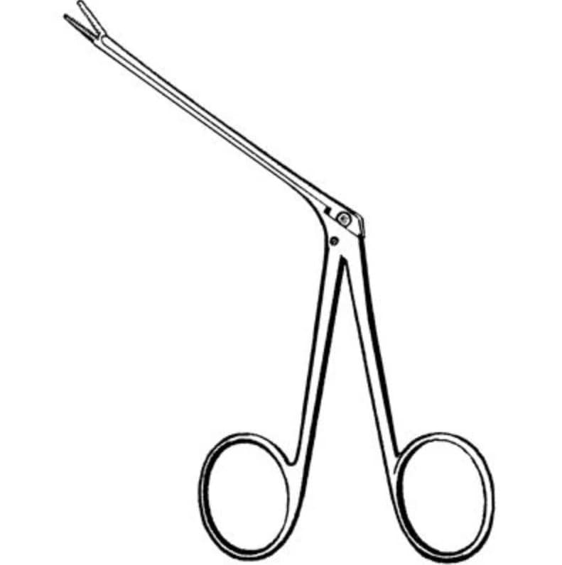 Sklar Instruments Hartmann Alligator Forcep, Angled, 6-1/2", Stainless Steel, 12/Box - Forcep Alligator Hartman - Image 1
