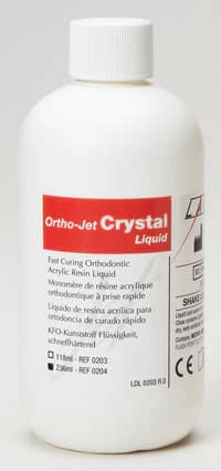 Ortho-Jet Crystal™ Liquid, 236ml Bottle, Clear Self-Curing Acrylic Resin thumbnail 2