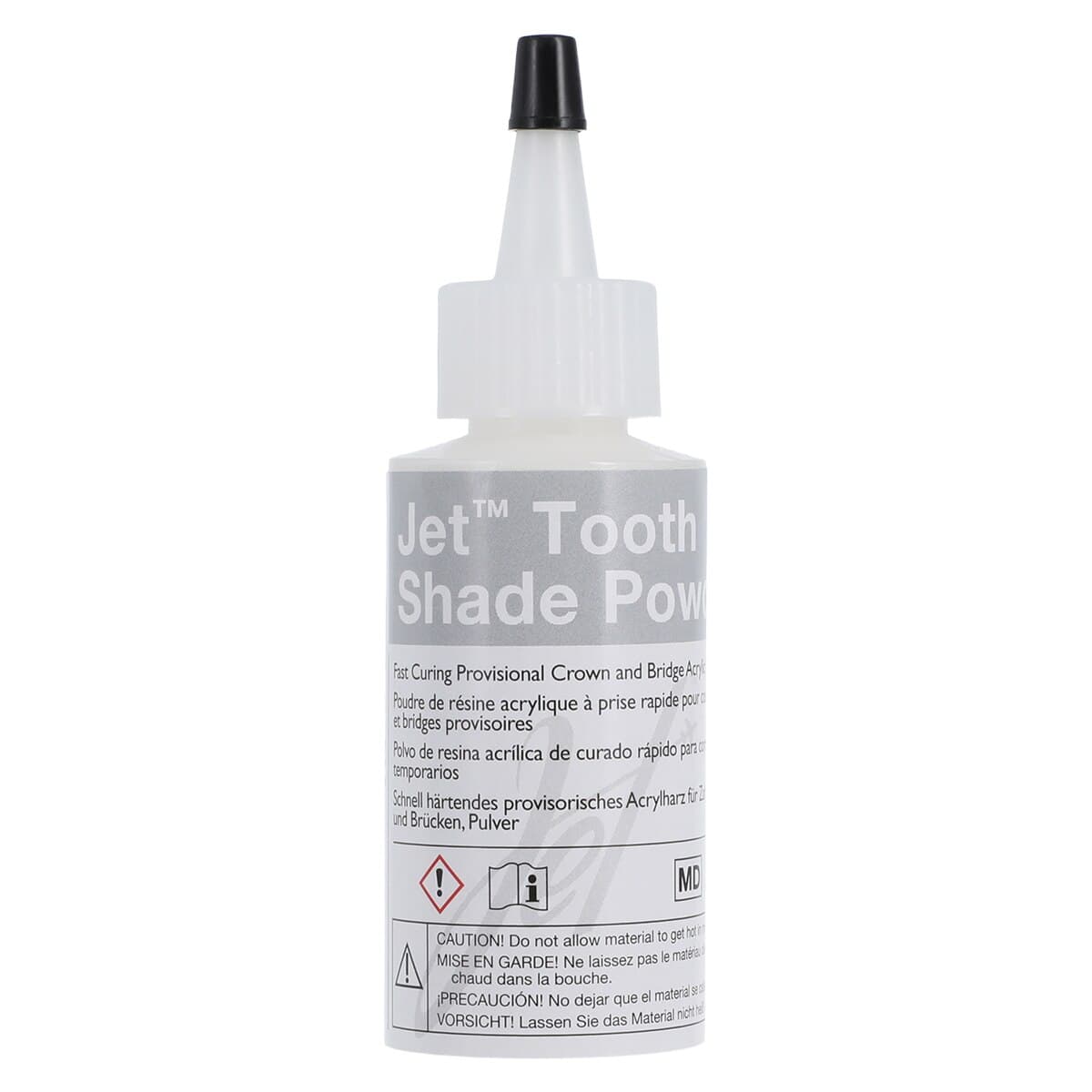 Jet Tooth Shade Acrylic Powder, Shade A1, Self-Cure, 2 oz Refill thumbnail 2