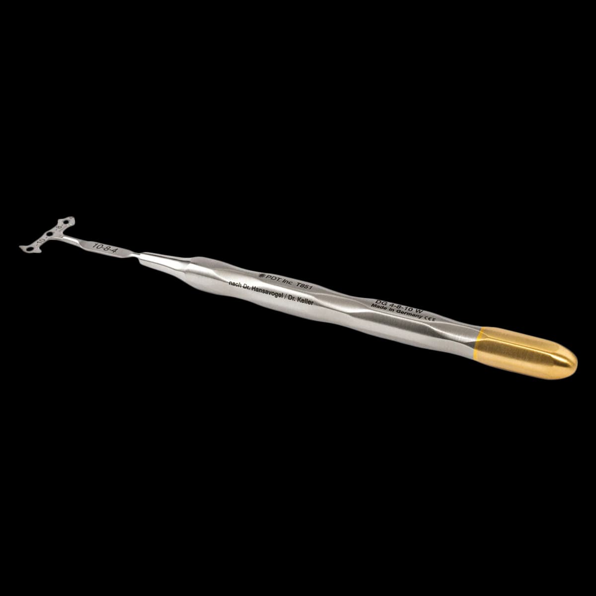 PDT Drill Guide, 4mm/8mm/10mm, Stainless Steel, 1 Each - Drill guide 4 mm / 8 mm / 10 mm - Image 1