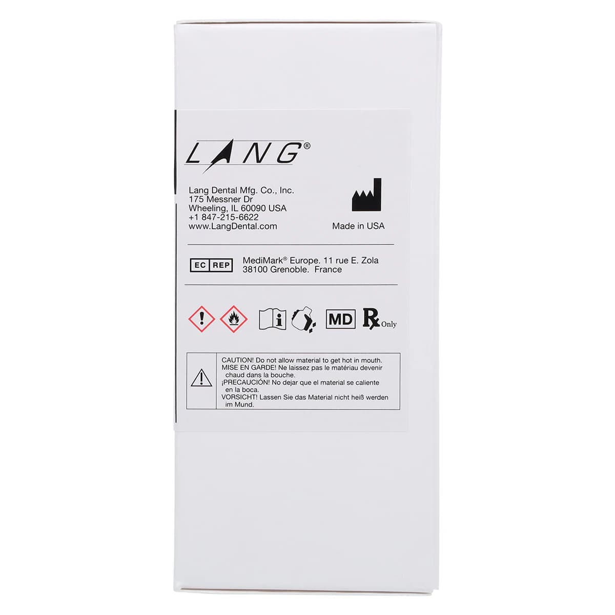 Lang Dental Jet Tooth Shade Self-Cure Acrylic Liquid, 236 mL (8 oz) Bottle, 1404R thumbnail 5