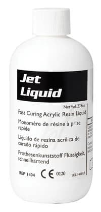 Lang Dental Jet Tooth Shade Self-Cure Acrylic Liquid, 236 mL (8 oz) Bottle, 1404R thumbnail 2