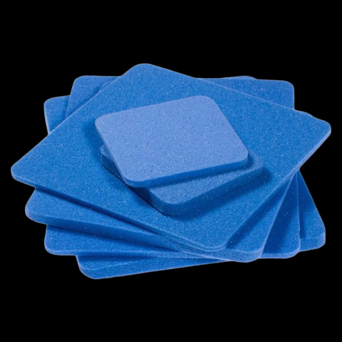 DermaBlue+ Foam Transfer Wound Dressing, 4" x 4" x 1/8", Sterile, Non-Adhesive, Non-Adherent, Absorbent, Latex-Free - Dressing RTD Wound - Image 1