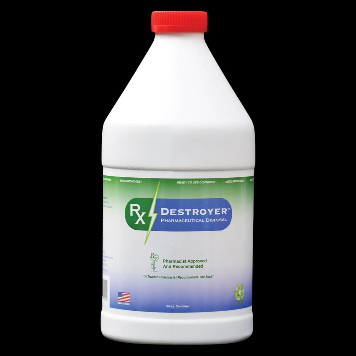RX Destroyer Pharmaceutical Disposal, 64 oz Bottle thumbnail 4