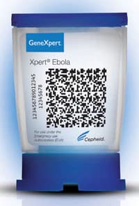 Cepheid Xpert Ebola Zaire Reagent Test, 10 Tests/Box, EUA - EUA Xpert Ebola - Image 1