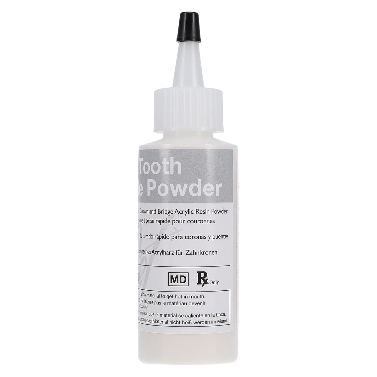 Jet Tooth Shade Acrylic Powder, Shade B2, Self-Cure, 2 oz Refill Bottle thumbnail 3