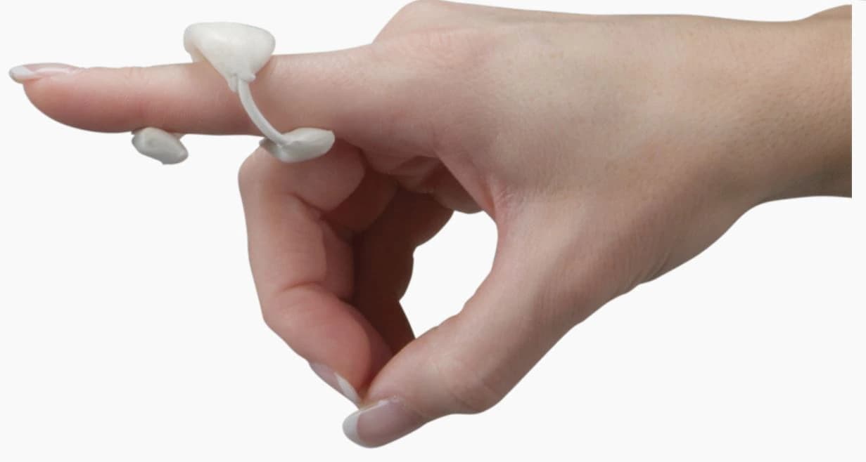 DeRoyal LMB Light Extension Finger Splint, Wire/Foam, 2.75", Size X-Large - Splint Finger XL Light Ext - Image 1