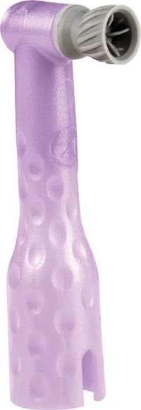 NUPRO revolv Slim Disposable Prophy Angles, 90-Degree, Spiral Cup, Lavender Pearl, Latex-Free, 200/Box, 965264 - NUPRO revolv Slim Disposable Prophy Angles Spiral Cup Box of 200 - Image 1