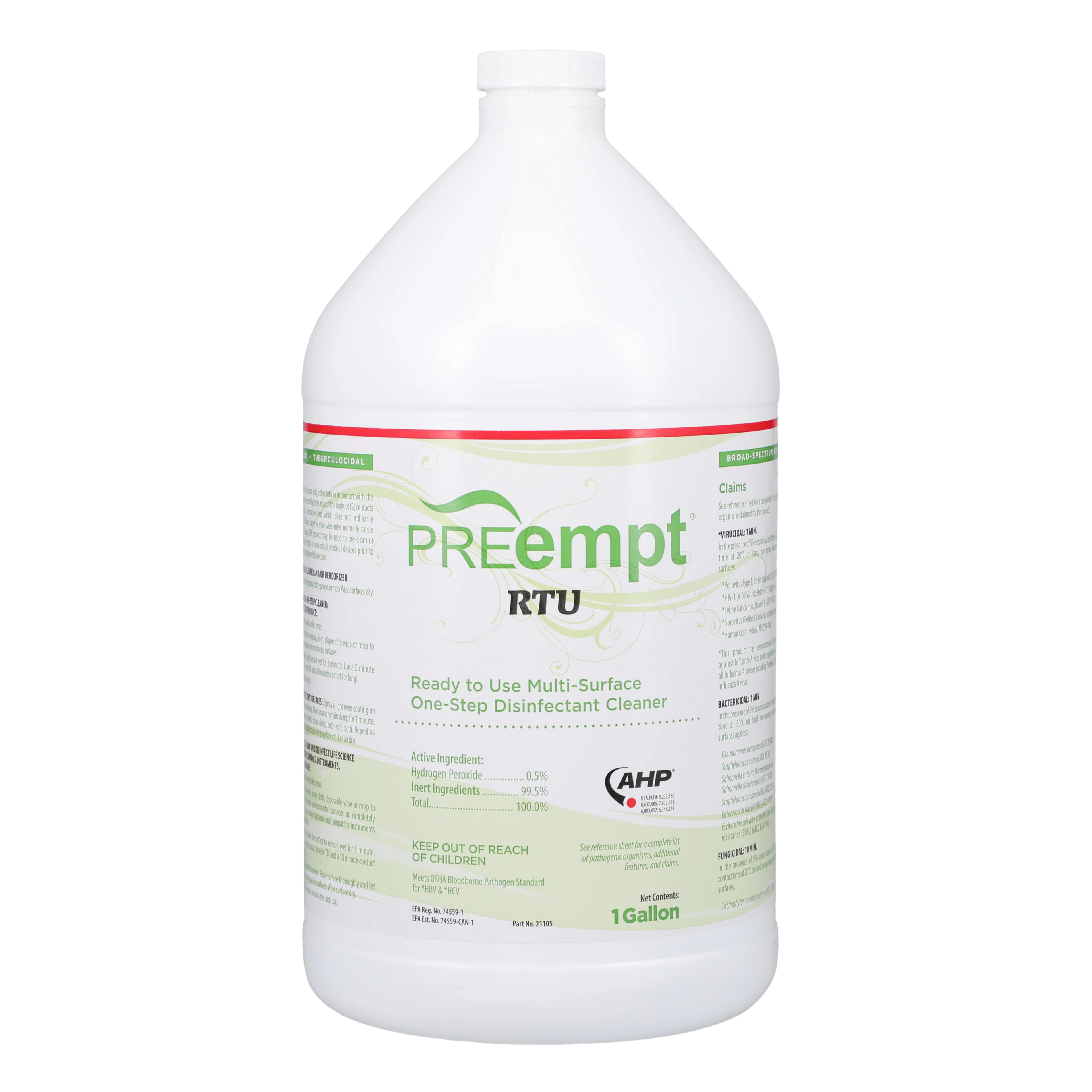 PREempt Multisurface Disinfectant, 1 Gallon, 4/Case - PREempt Multsrfc Disinfectant - Image 1