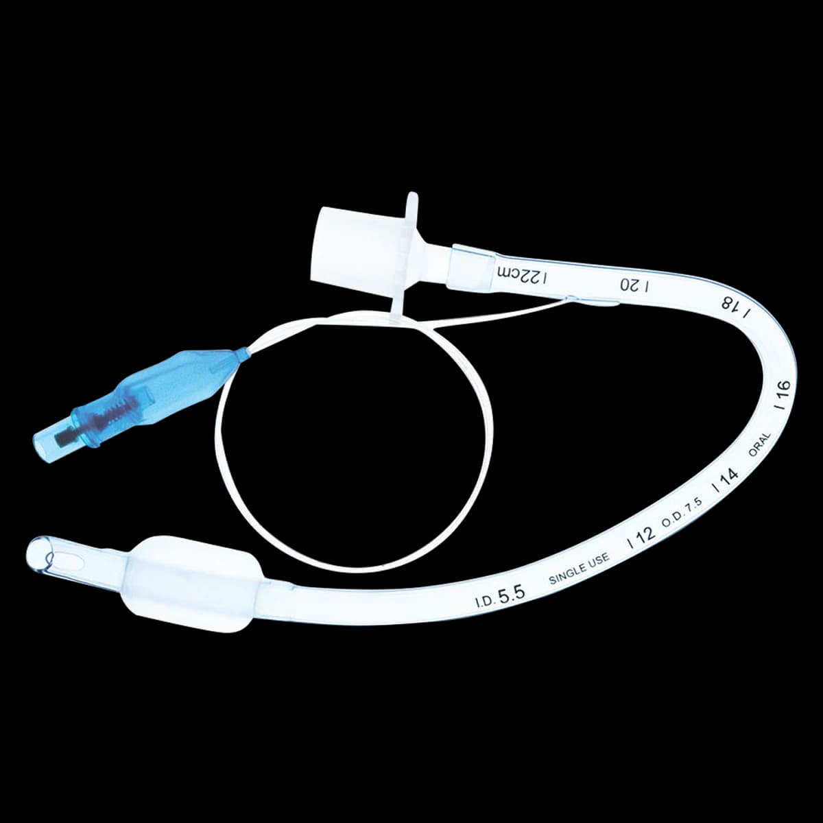 SunMed Endotracheal Tube, Cuffed, 5.5 mm, 10/Box - Tube Rae Cuffed 5.5 - Image 1