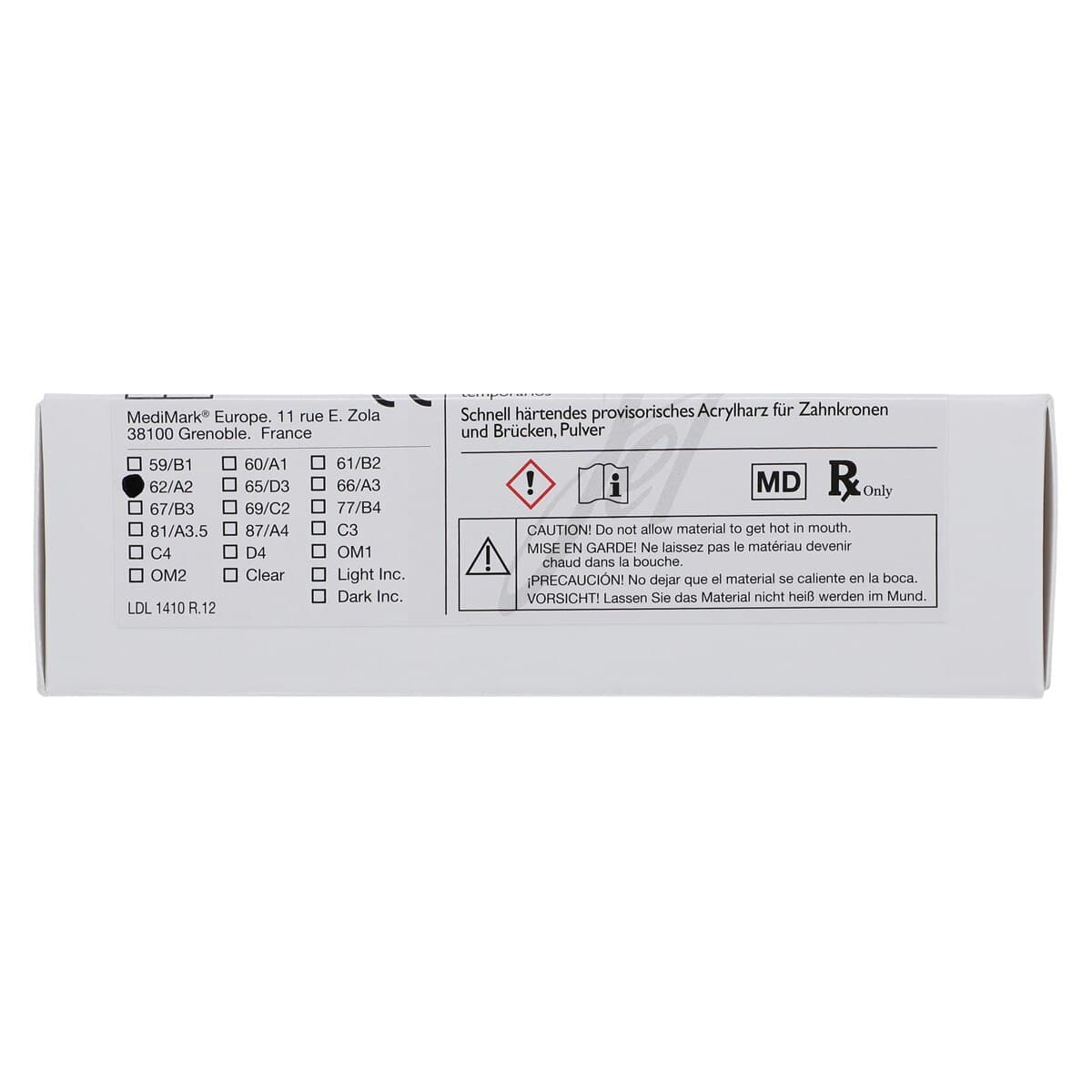 Jet Tooth Shade Acrylic Powder, Shade A2, Self-Cure, 2 oz Refill thumbnail 6