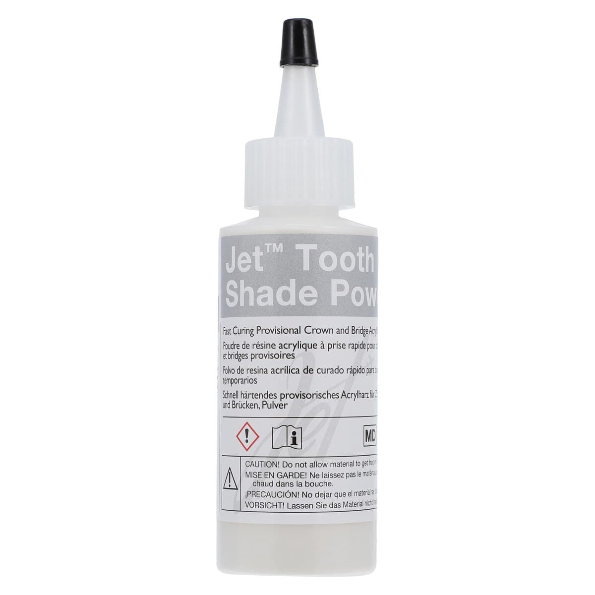 Jet Tooth Shade Acrylic Powder, Shade A2, Self-Cure, 2 oz Refill thumbnail 2