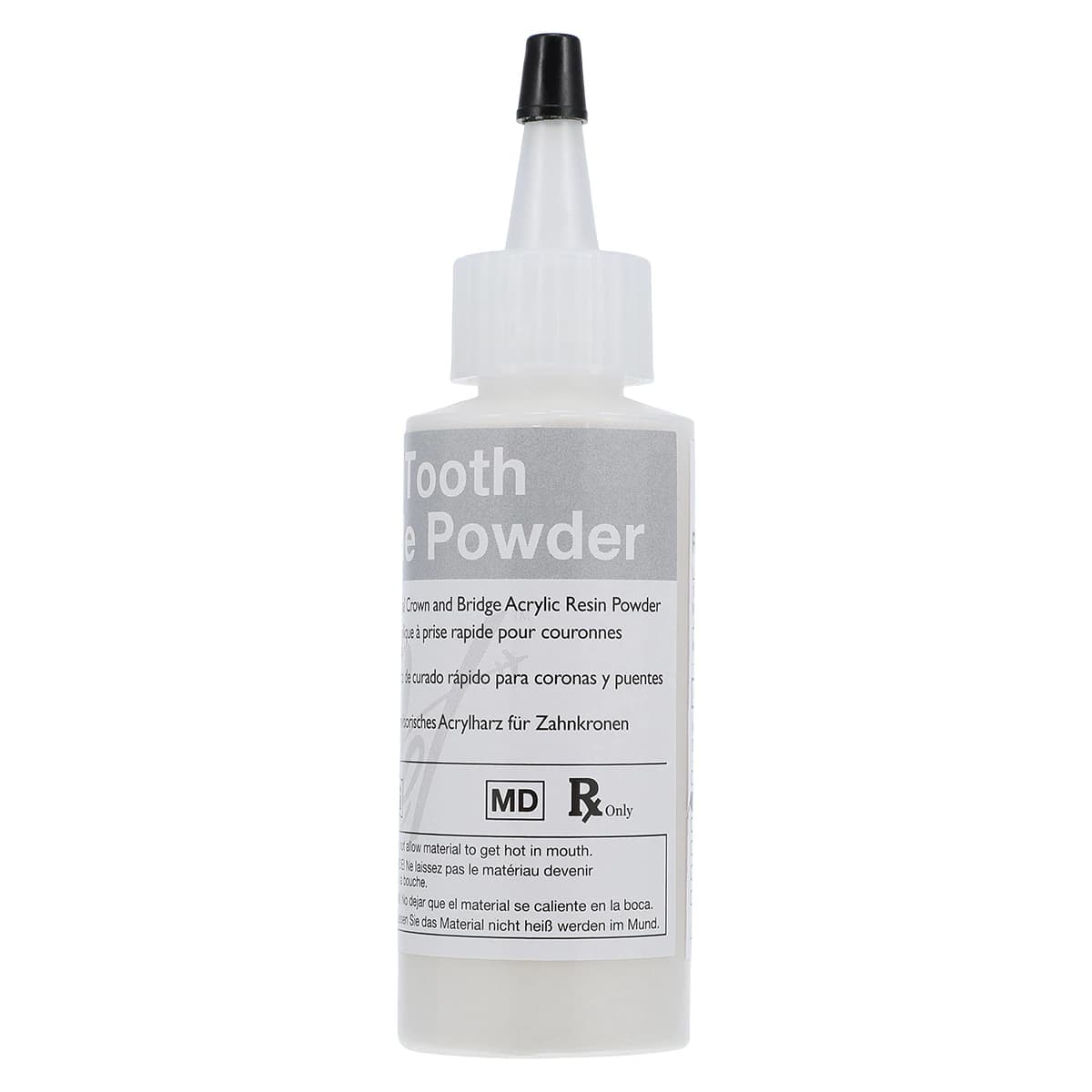 Jet Tooth Shade Acrylic Powder, Shade A2, Self-Cure, 2 oz Refill thumbnail 3