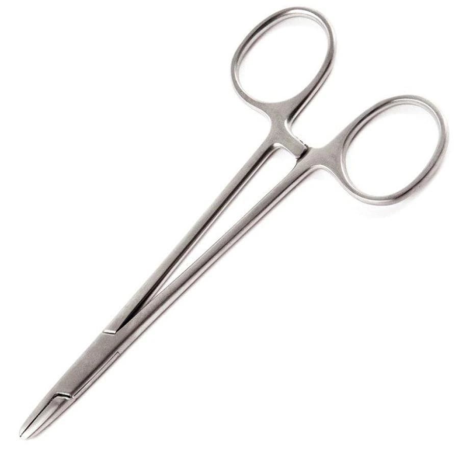 Sklar Econo Baumgartner Needle Holder, Serrated Jaw, 5-1/2", Stainless Steel, 25/Box - Needle Holder Baumgartner Disp - Image 1