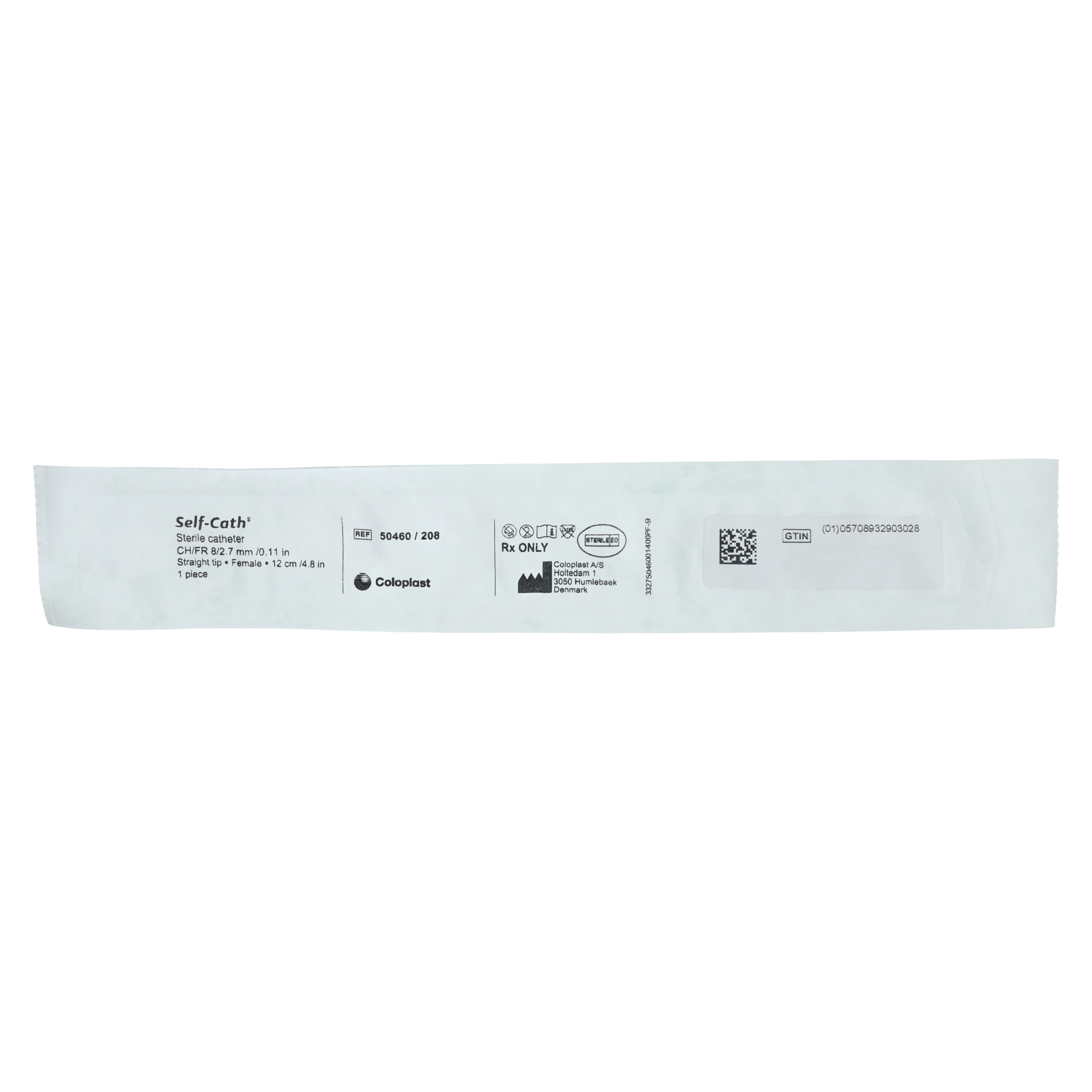 Coloplast Self-Cath Plus Intermittent Catheter, Straight Tip, PVC, 8 Fr thumbnail 2