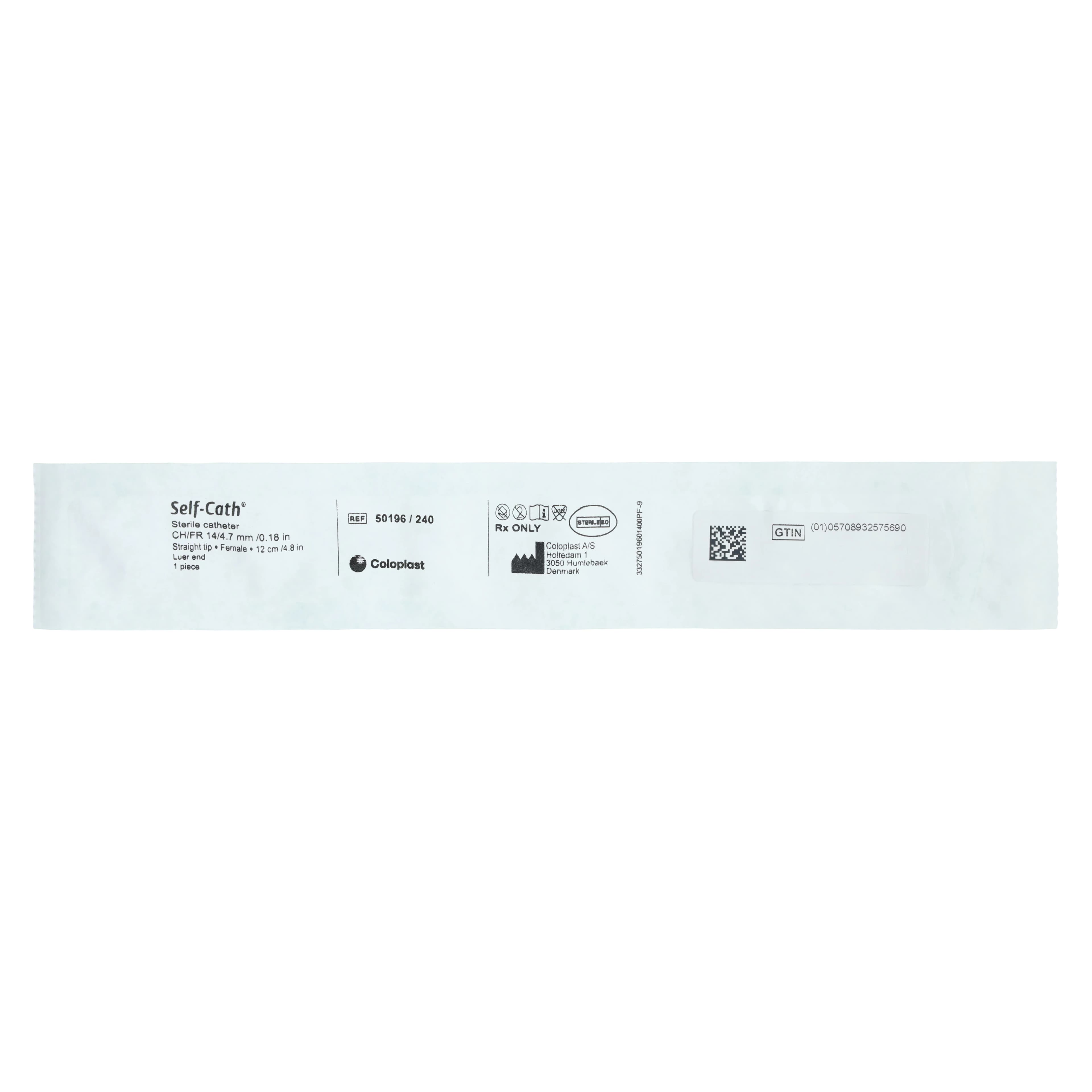 Coloplast Self-Cath Intermittent Catheter, Straight Tip, PVC, 14 Fr thumbnail 2