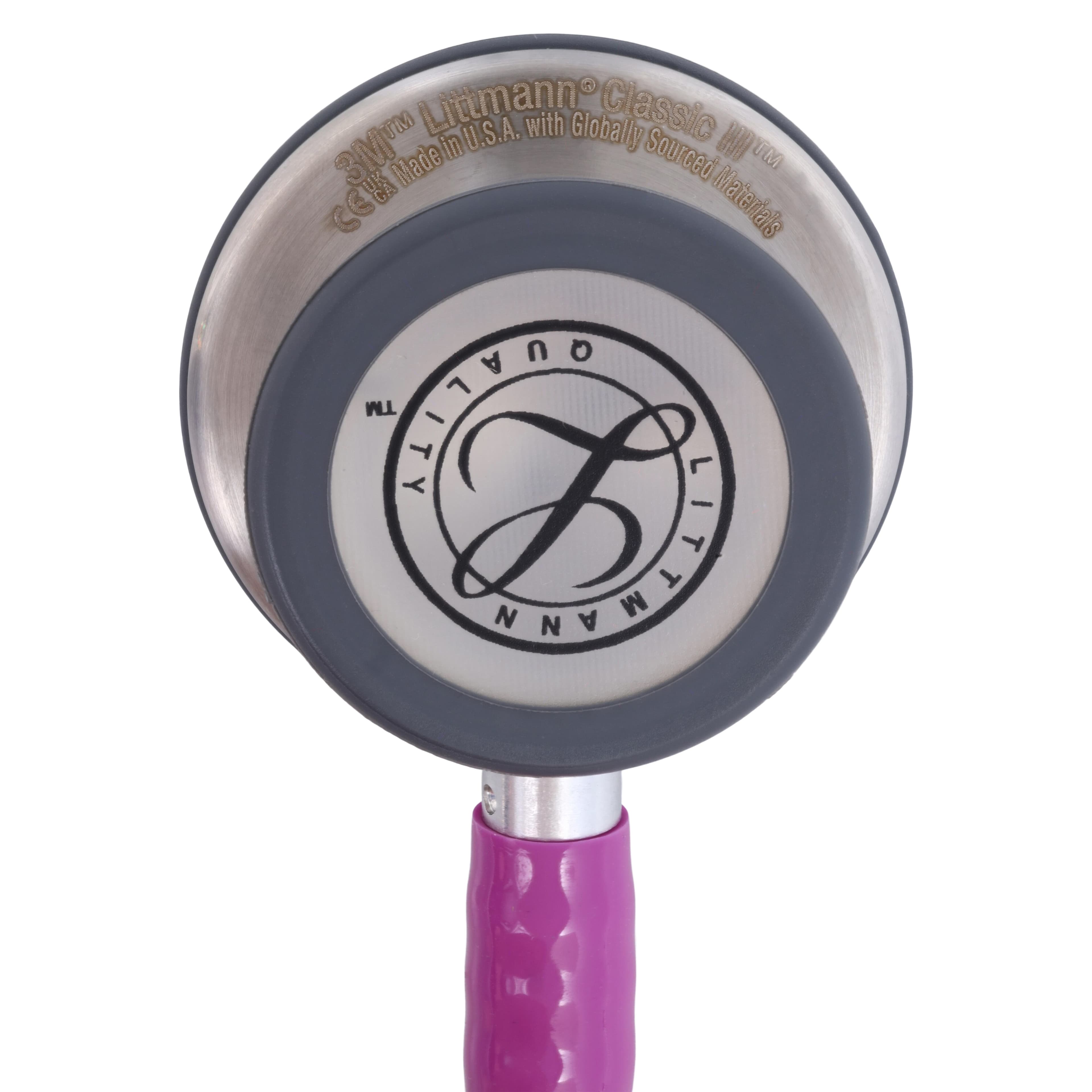 3M Littmann Classic III Stethoscope, Adult/Pediatric, Lavender, Single Lumen Tubing, 28 inches thumbnail 3