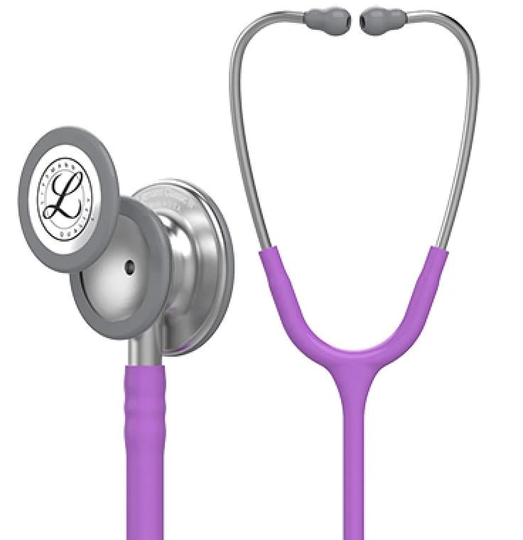 3M Littmann Classic III Stethoscope, Adult/Pediatric, Lavender, Single Lumen Tubing, 28 inches thumbnail 2
