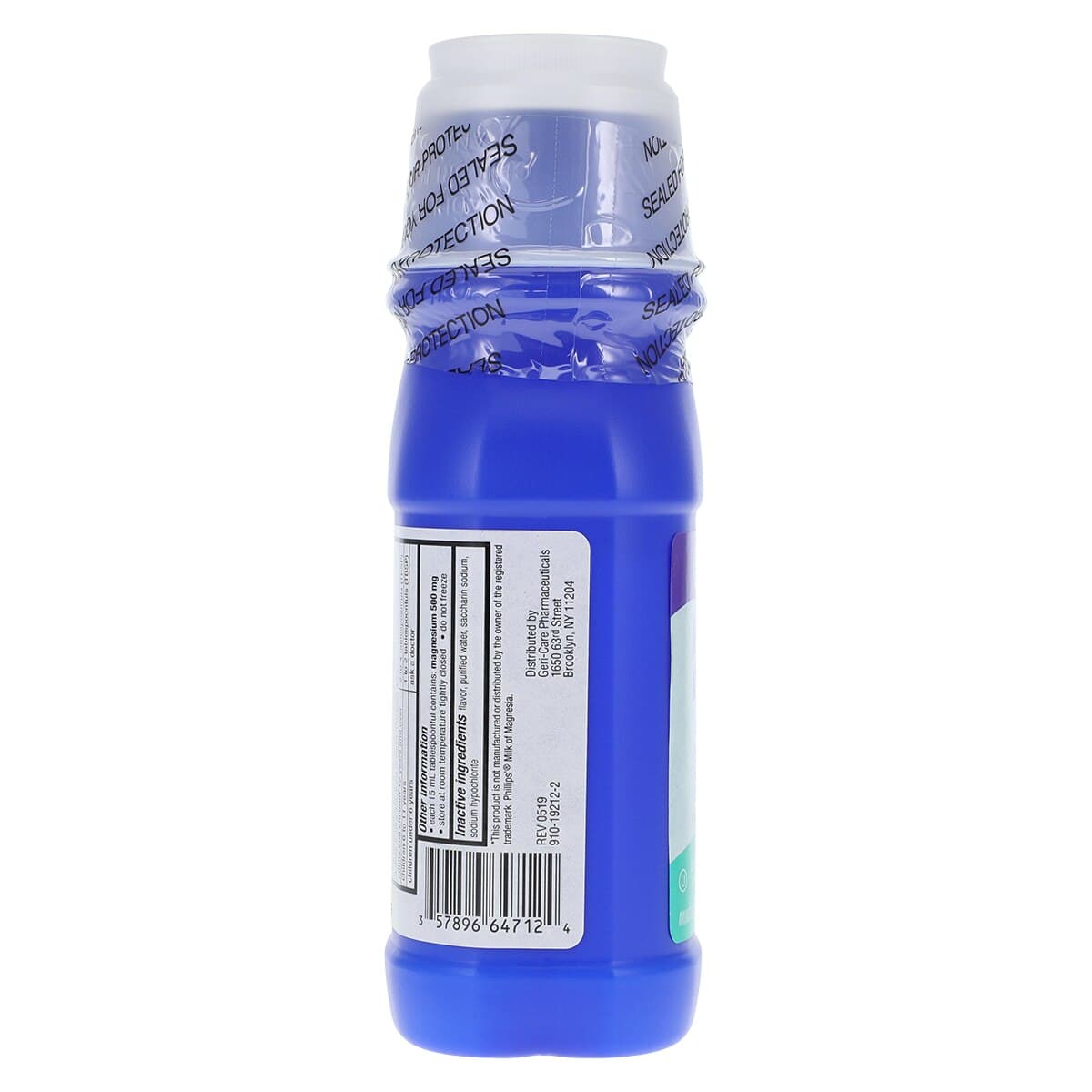 Geri-Care Milk of Magnesia Oral Liquid, Mint Flavor, 1200 mg/15 mL, 12 oz Bottle thumbnail 4