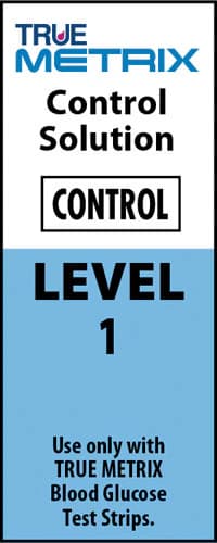 True Metrix Blood Glucose Control Solution, Level 1 - True Metrix Control Level 1 - Image 1