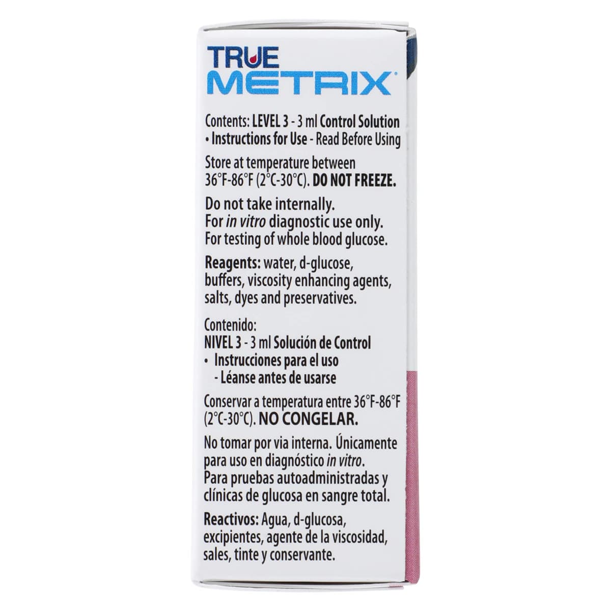 True Metrix Blood Glucose Control Solution, Level 3 thumbnail 3