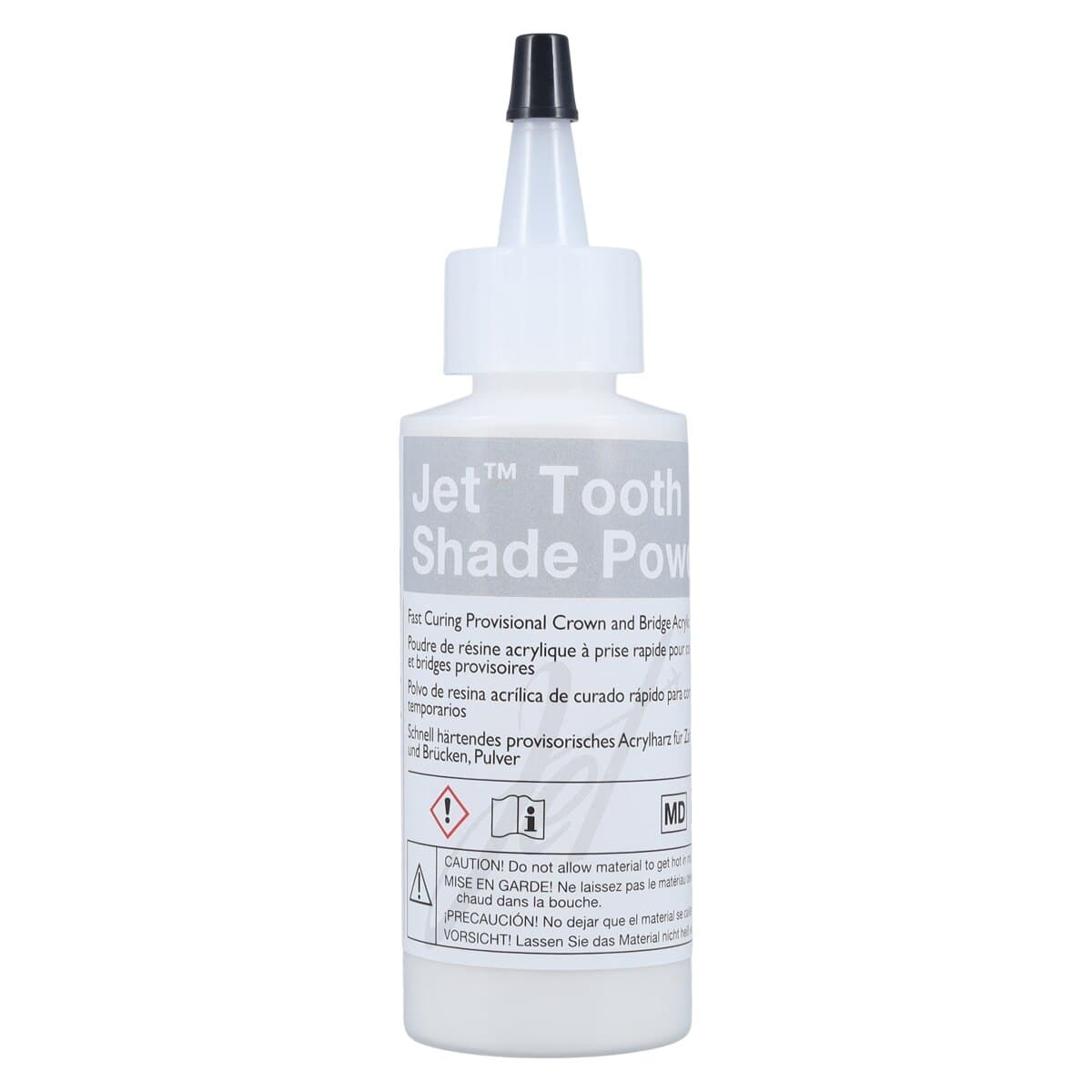 Jet Tooth Shade Temporary Crown & Bridge Acrylic Resin Powder, Shade OM1, 2 oz, 1410OM1 thumbnail 3