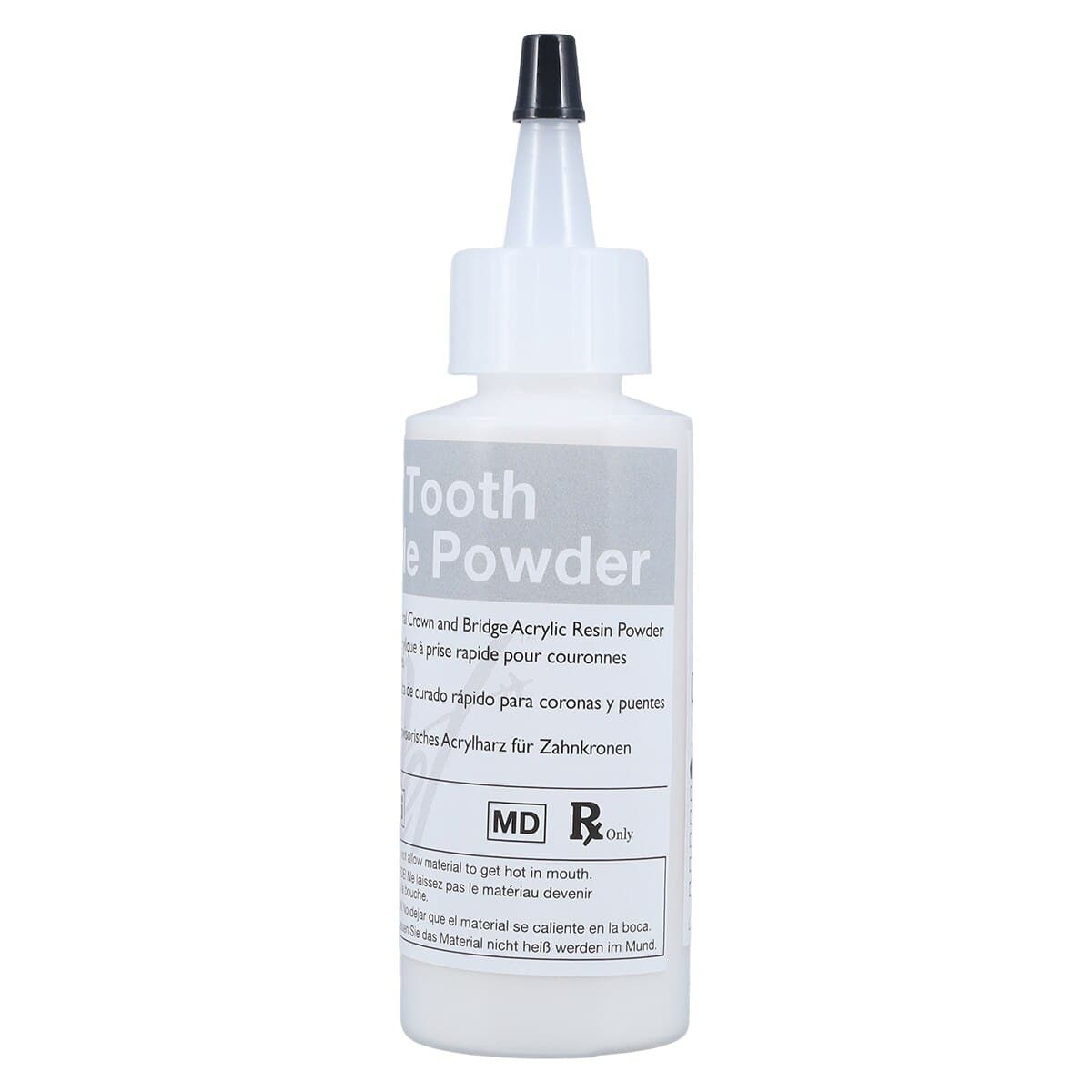 Jet Tooth Shade Temporary Crown & Bridge Acrylic Resin Powder, Shade OM1, 2 oz, 1410OM1 thumbnail 4