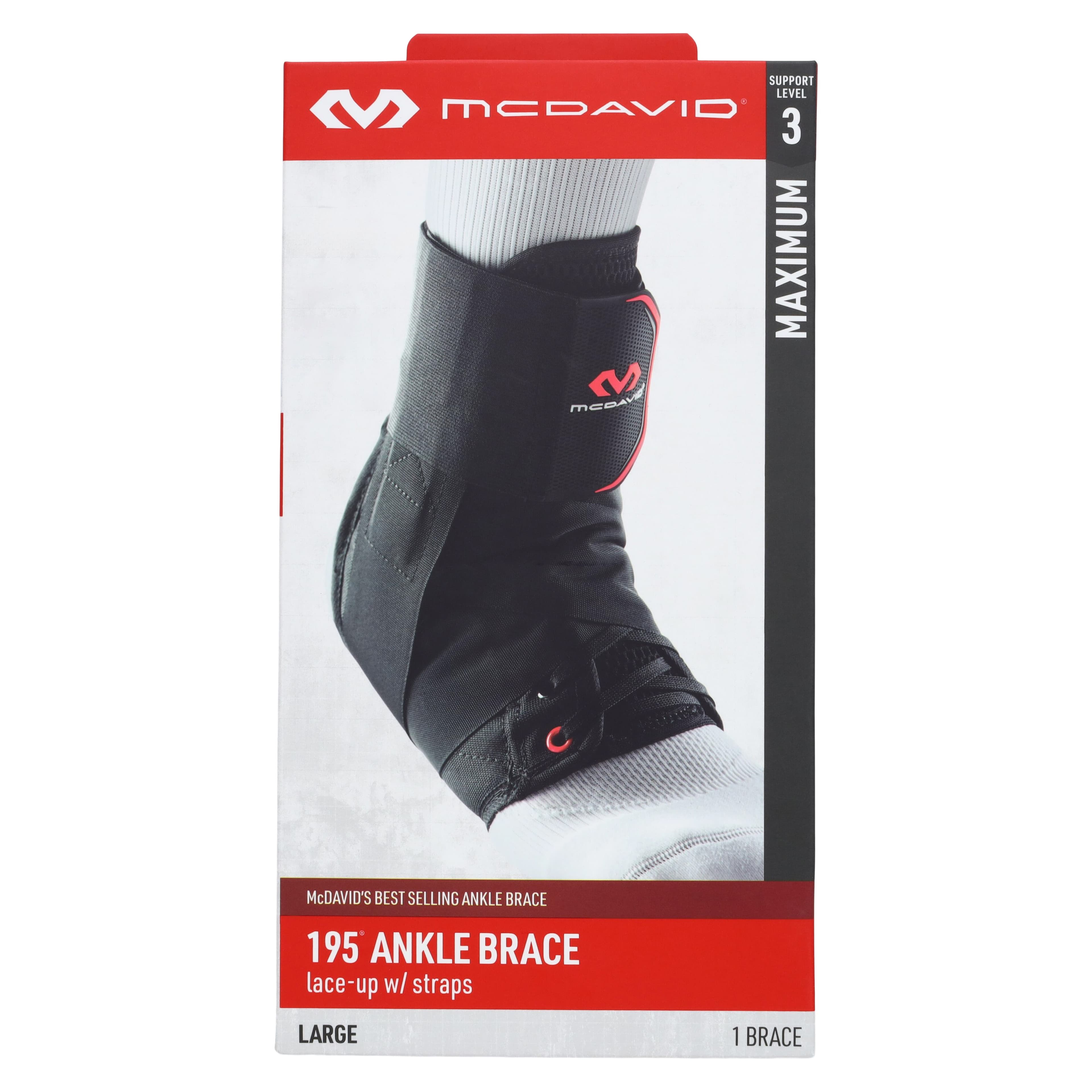 McDavid Ankle Support Brace with Strap, Polyester, Large (Men's 11-13 / Women's 12-14), 9-9.5" Ankle Size thumbnail 7