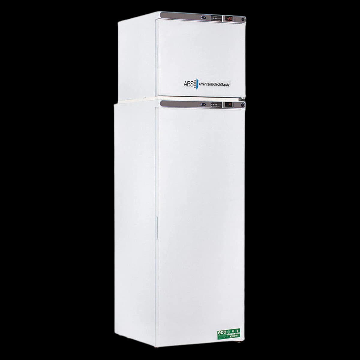 American Biotech Supply DualTemp Laboratory Refrigerator/Freezer, 10.5 Cu Ft Refrigerator / 1.3 Cu Ft Freezer, 2 Doors, Right Hinge, 1 to 10°C / -15 to -25°C, Cycle Defrost - Dualtemp Fridge/Freez S/A 12CF - Image 1