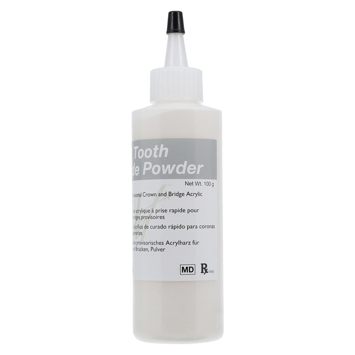 Jet Tooth Shade Acrylic Powder, Shade D3, Self-Cure, 4 oz Refill thumbnail 3