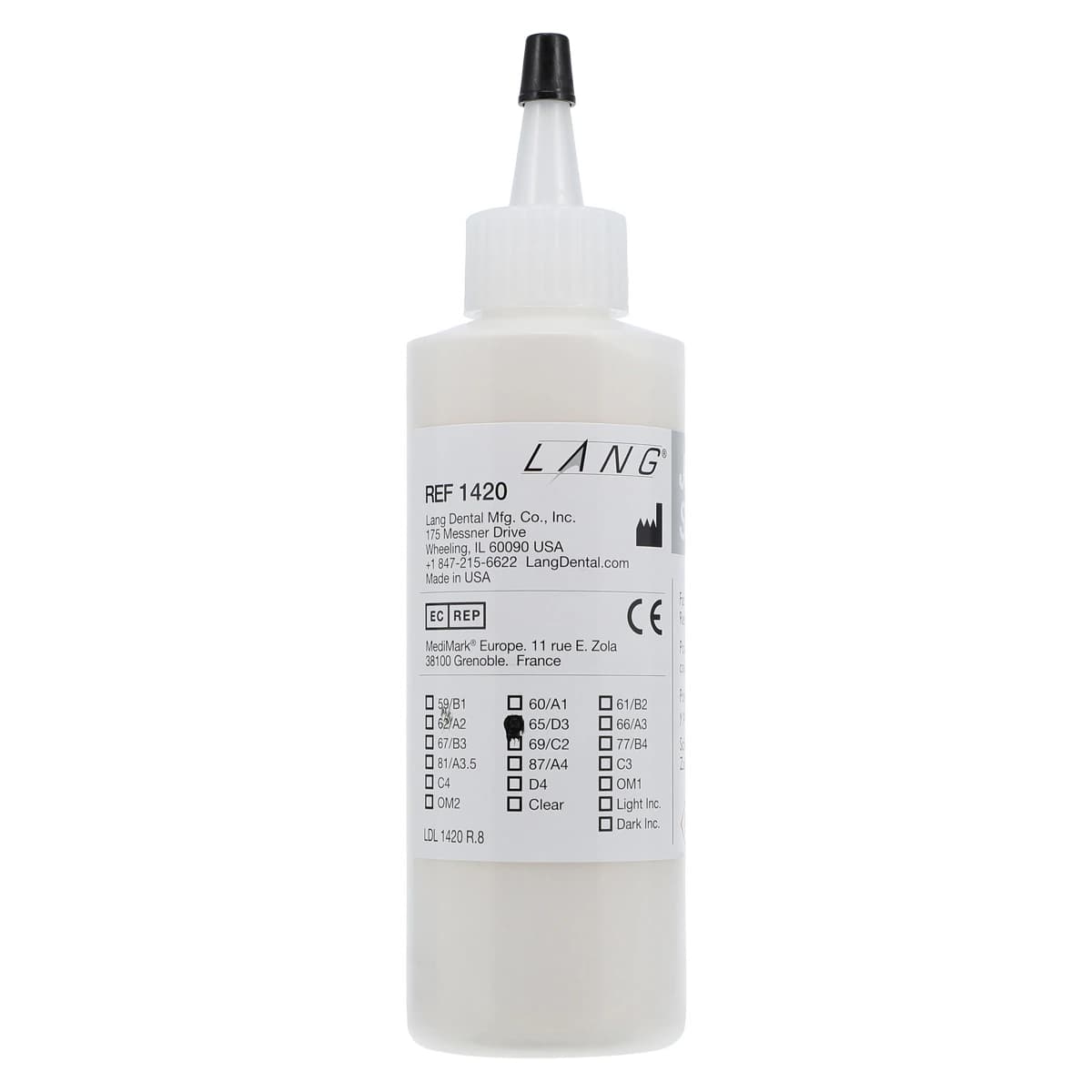 Jet Tooth Shade Acrylic Powder, Shade D3, Self-Cure, 4 oz Refill thumbnail 4
