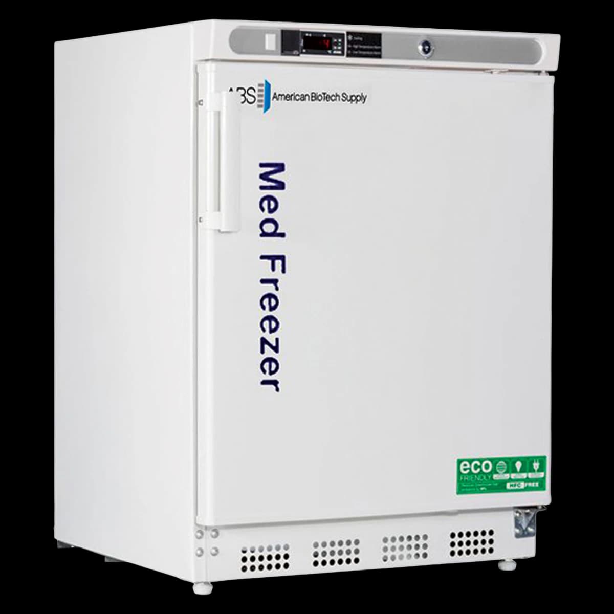 American Biotech Supply Pharmaceutical/Vaccine Freezer, Undercounter, Automatic Defrost, 4.2 Cu Ft, Solid Door, Right Hinge, -15 to -25°C - Fzr Undrctr Auto Bi S 4.2CF PH - Image 1