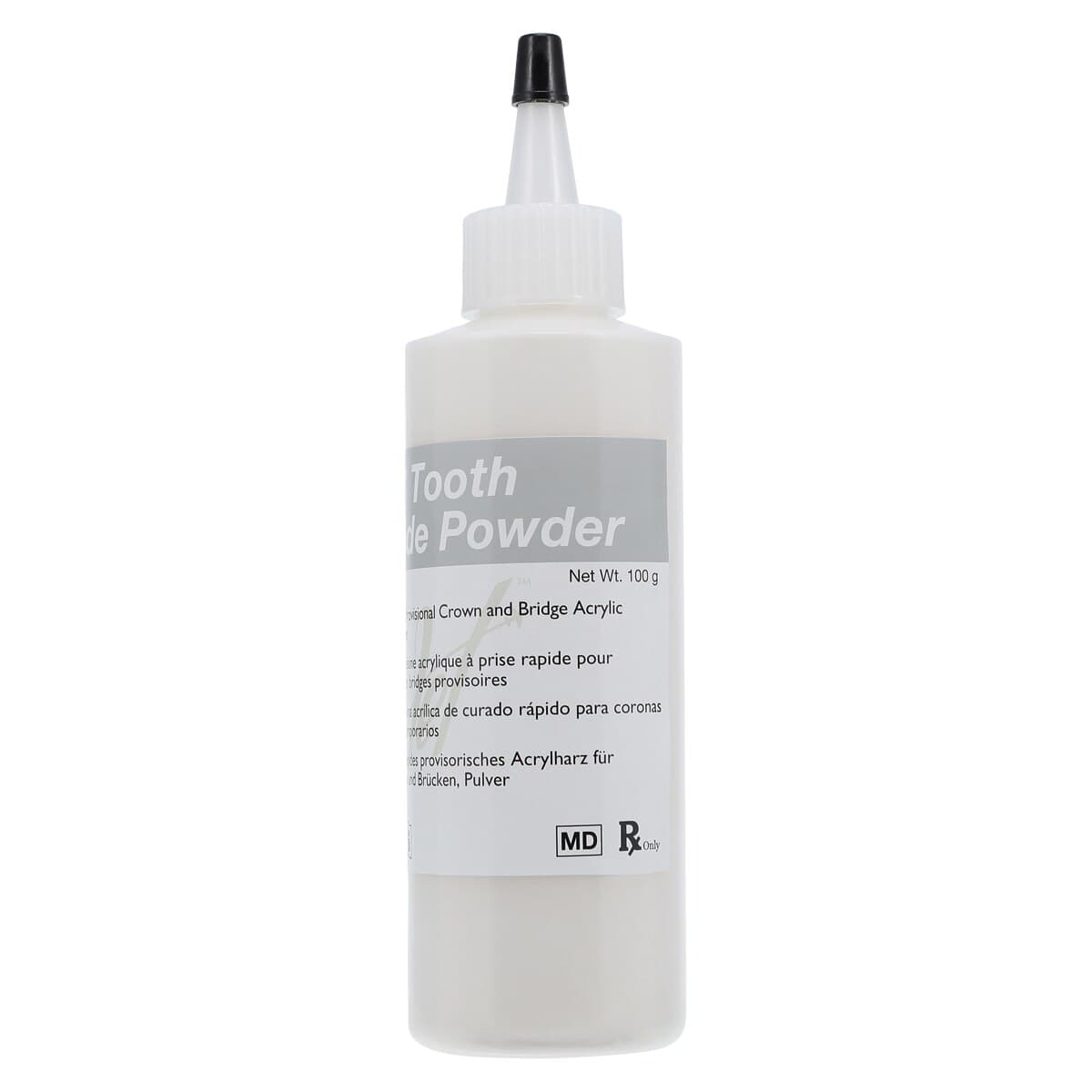 Jet Tooth Shade Acrylic Powder, Shade A3, Self-Cure, 4 oz Refill Bottle thumbnail 3