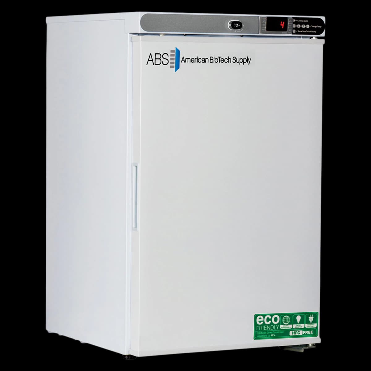 American Biotech Supply 2.5 cu ft Laboratory Refrigerator, Solid Door, Right Hinge, 2 to 8°C, Manual Defrost - Fridge Undrctr Fs S 2.5CF - Image 1