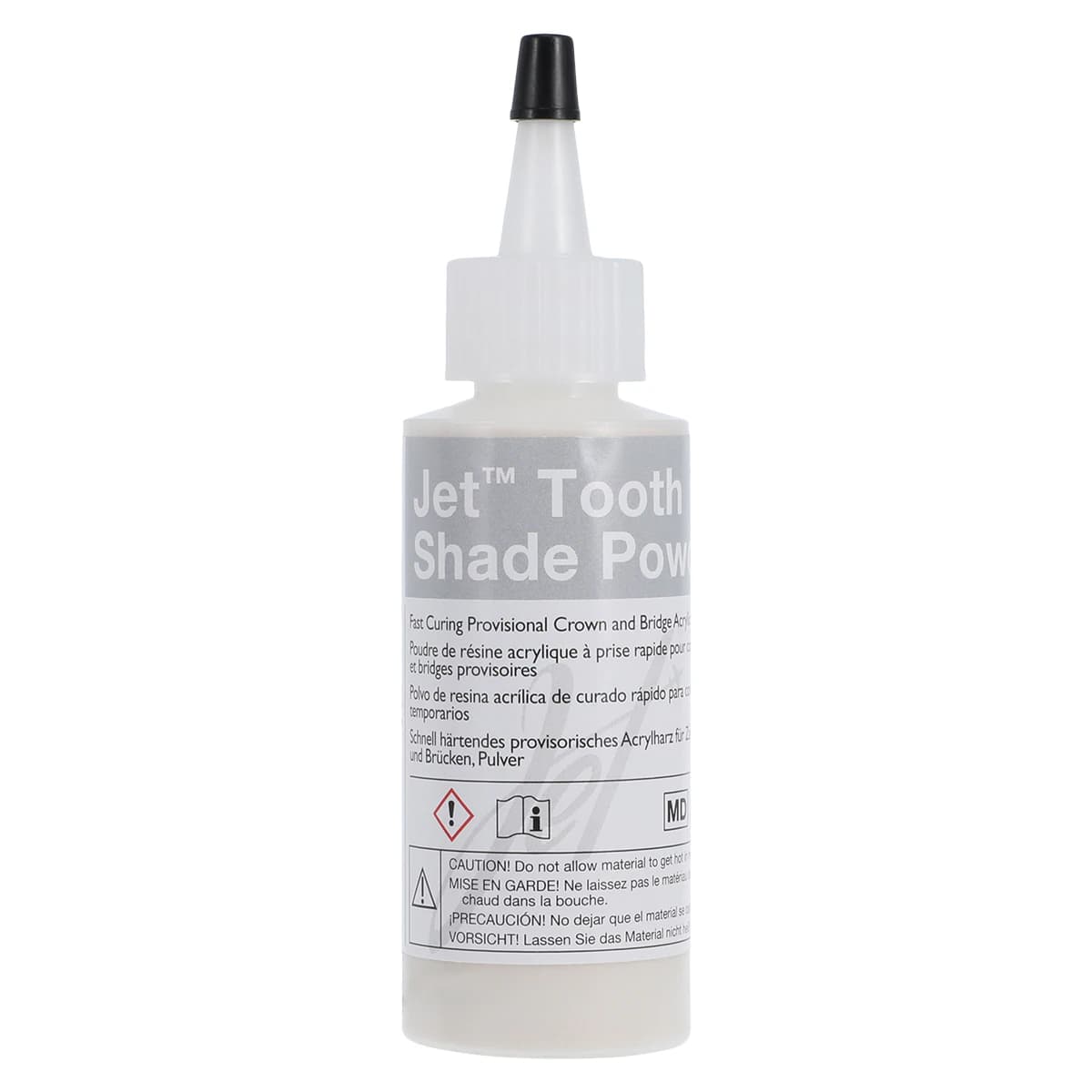 Jet Tooth Shade Acrylic Powder, Shade A3.5, Self-Cure, 2 oz Refill thumbnail 2