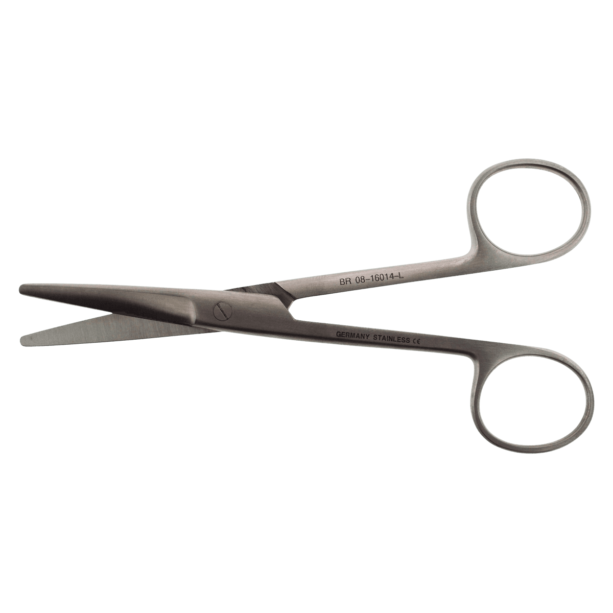 Mayo Scissors, Straight, 5-1/2", Stainless Steel, Left-Handed, Non-Sterile, Reusable, Each - Scissor Mayo Beveled LH - Image 1