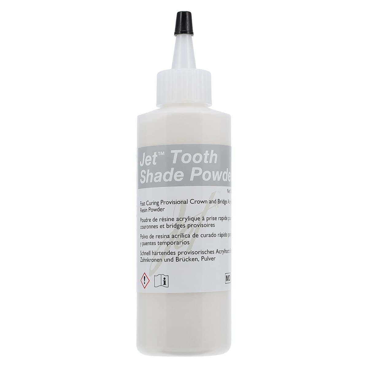 Jet Tooth Shade Acrylic Powder, Shade B3, Self-Cure, 4 oz Refill thumbnail 2