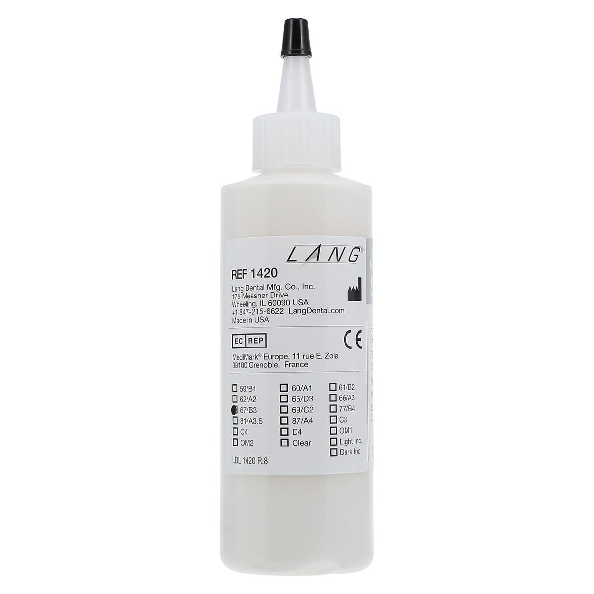 Jet Tooth Shade Acrylic Powder, Shade B3, Self-Cure, 4 oz Refill thumbnail 4