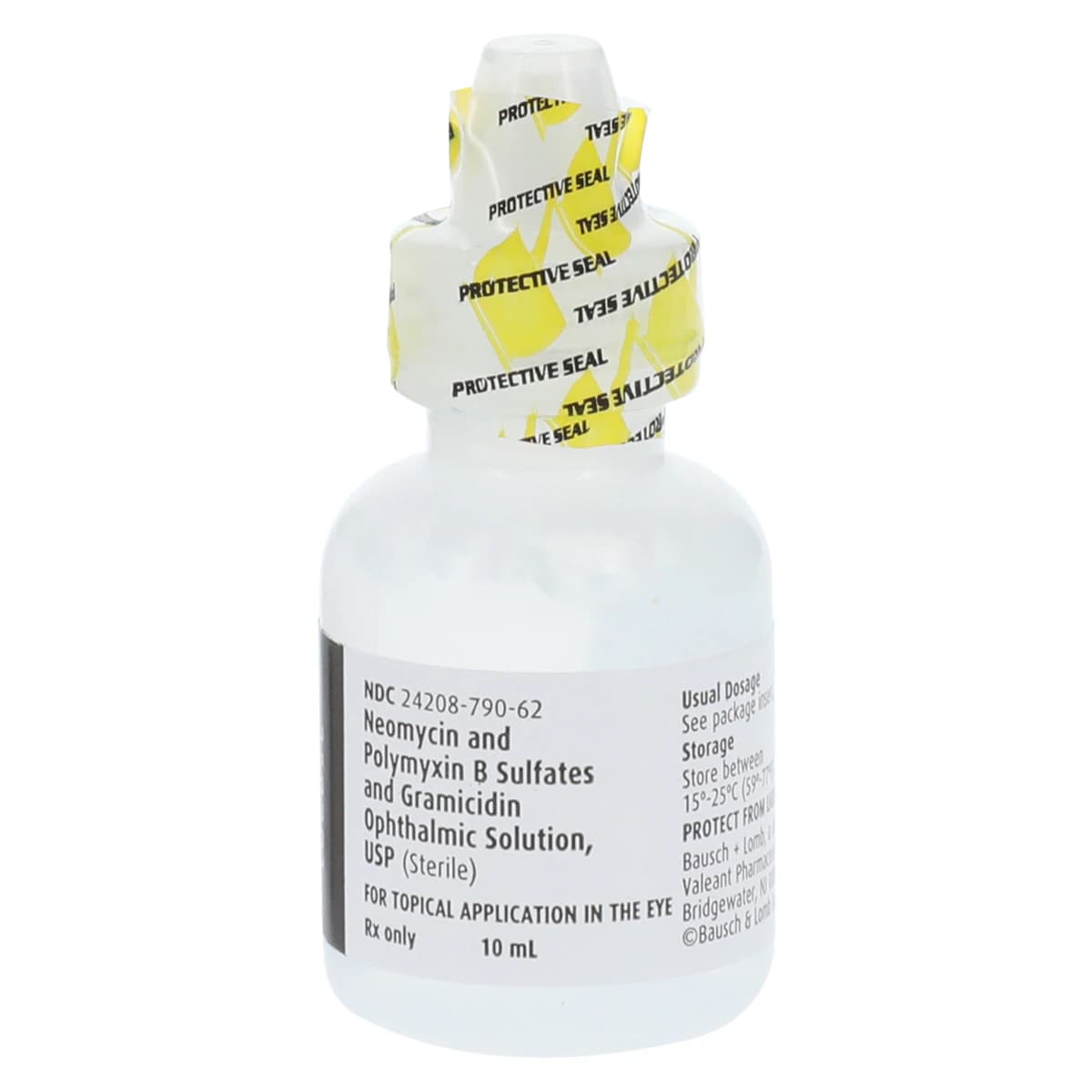 Neomycin/Polymyxin B Sulfate/Gramicidin Ophthalmic Solution, 10mL Bottle, Bausch thumbnail 3