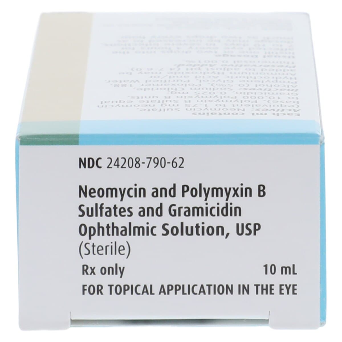 Neomycin/Polymyxin B Sulfate/Gramicidin Ophthalmic Solution, 10mL Bottle, Bausch thumbnail 7